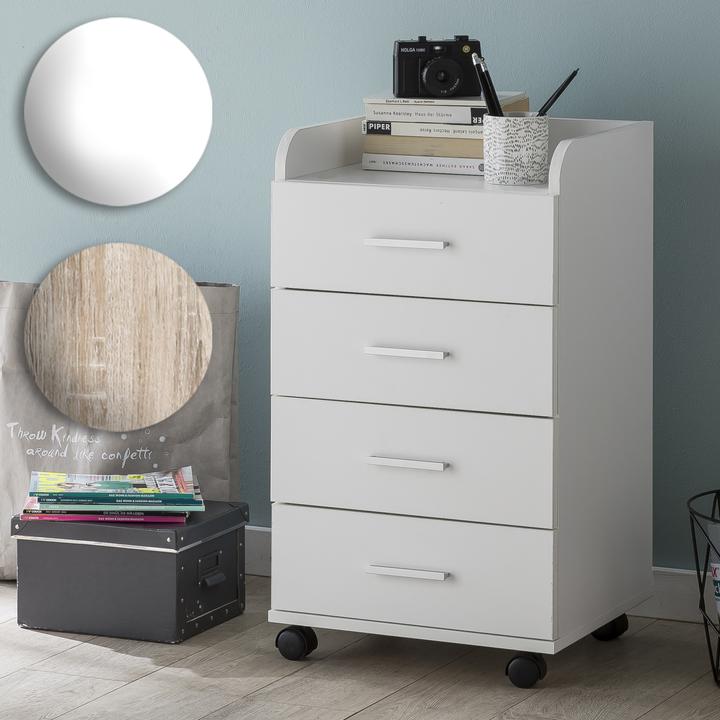 Image du produit FineBuy Conteneur roulant (33 x 40 x 71 cm)