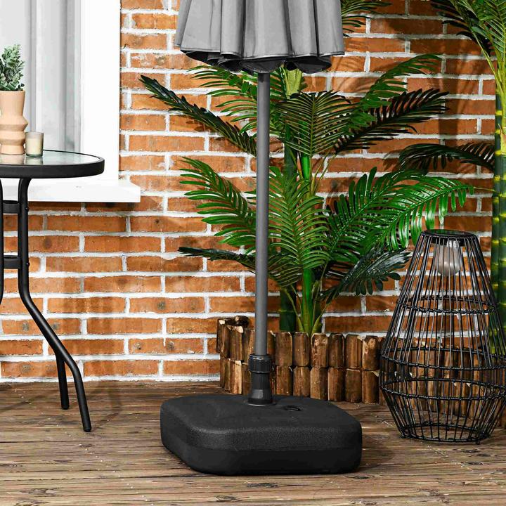 Actual product image Outsunny Parasol stand with rounded edges