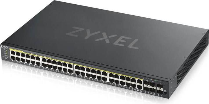 Produktbild Zyxel 48-Port High Powered Gigabit Ethernet Poe+ Hybrid Cloud Smart Managed Swit - 1 G (44 Ports)