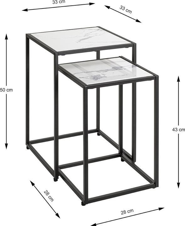 Image du produit HAKU Möbel Beistelltisch 2er Set