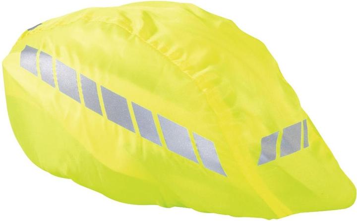 Hama Helmüberzug für Fahradhelme, reflektierend, wasserabweisend, Neongelb