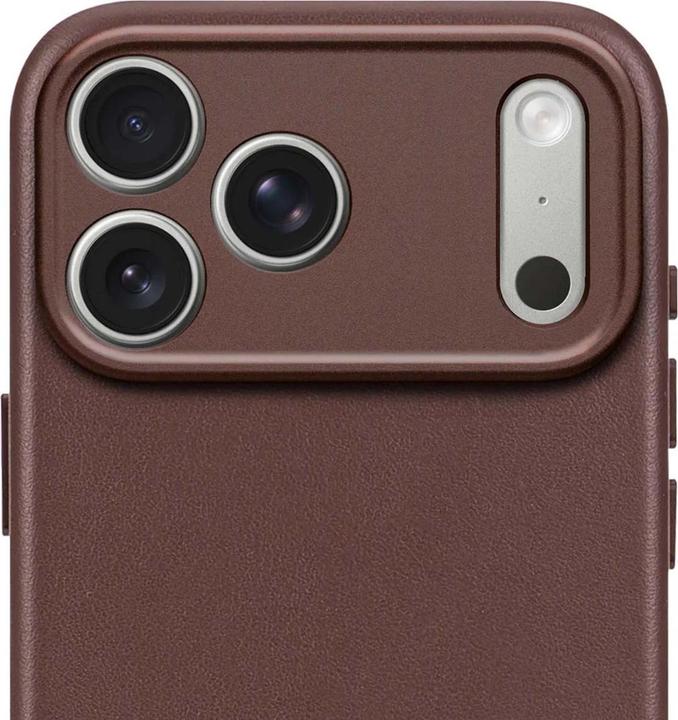 Productafbeelding Decoded Leather Backcover Apple iPhone 17 Pro Max Chocolate Brown (Apple iPhone 17 Pro Max)