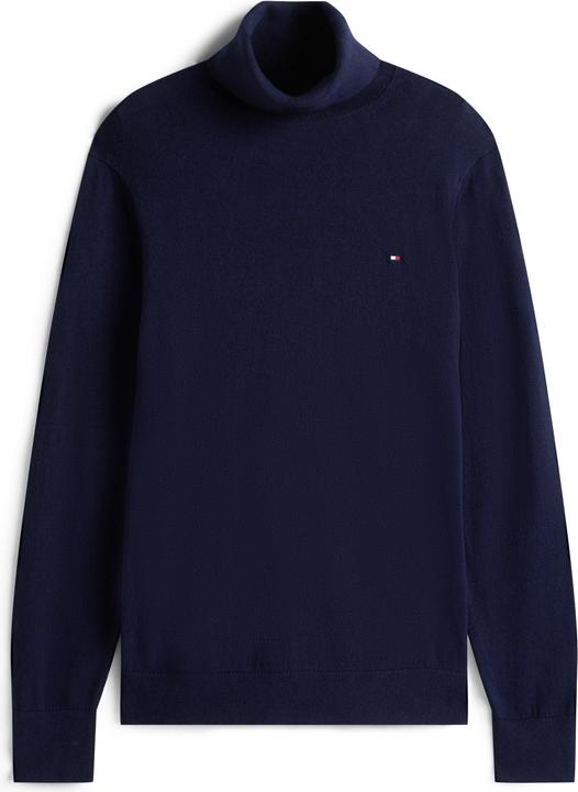 Actual product image Tommy Hilfiger Pima CTN Cashmere Pullover Roll Neck Desert S (M)