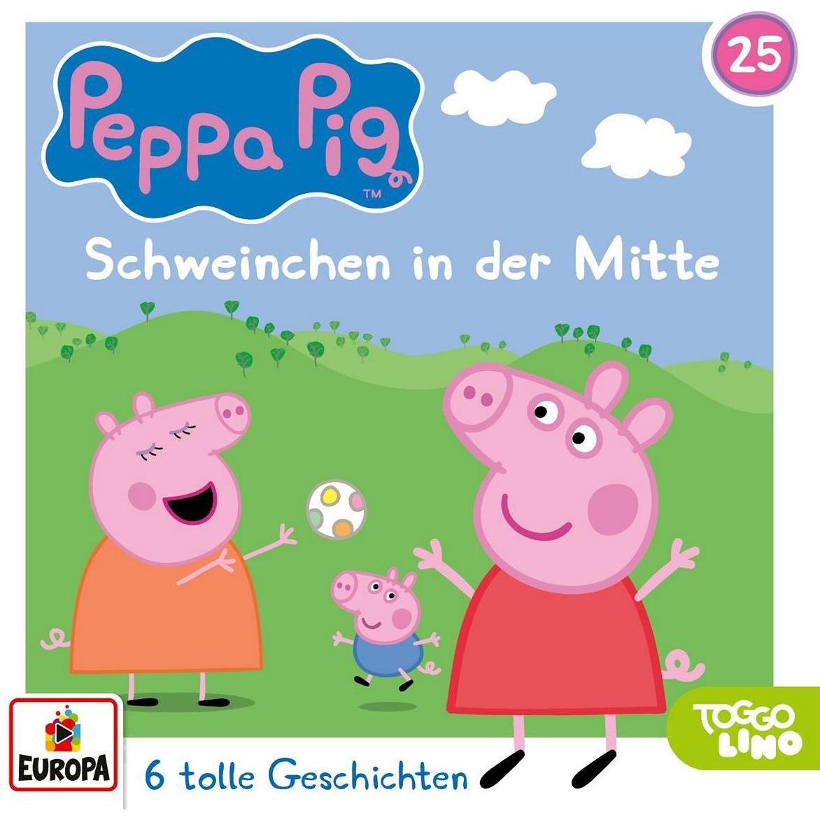 Peppa Pig 25 - Schweinchen in der Mitte, Hörbücher