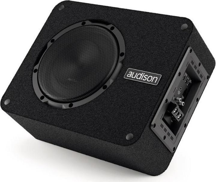 Audison APBX 8 AS2 Compacte 8 inch actieve subwoofer kist met 250 Watt RMS (500 W)
