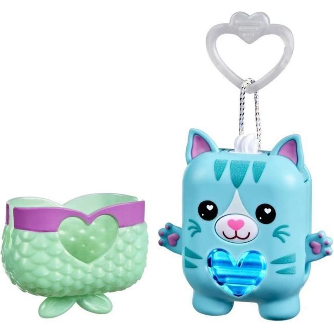 Nano-Mals, Bambine, Portachiavi, Hasbro Pawtricia das blaue Kätzchen elektronisches Fidget-Tierchen, Blu