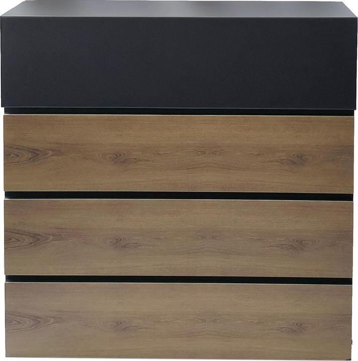 HTI-Living Briefkasten Amin Holzoptik mit Zeitungsfach