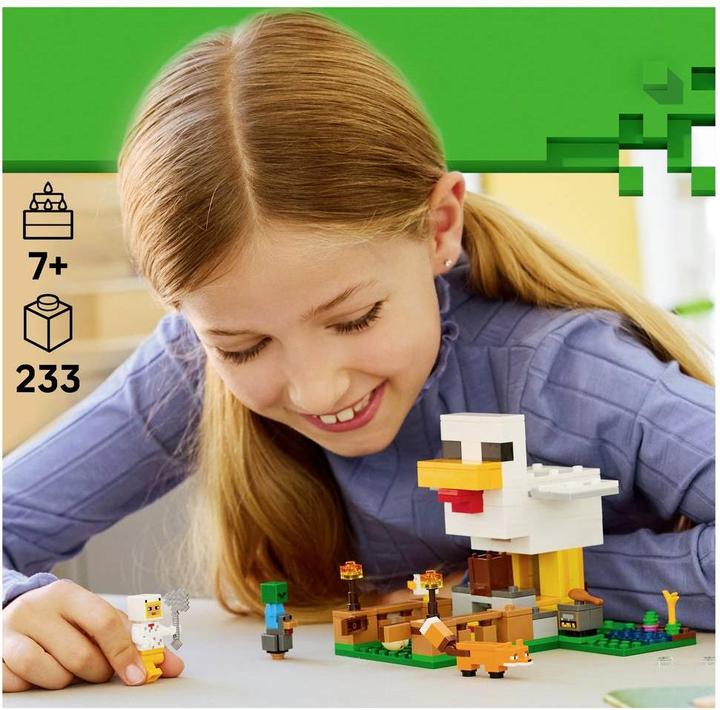 Actual product image LEGO Chicken farm (LEGO Minecraft)