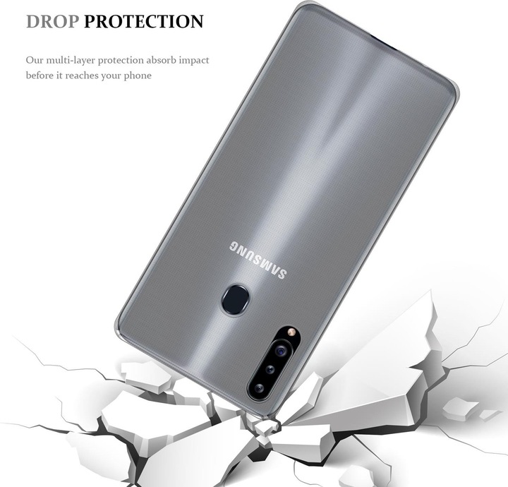 Actual product image Cadorabo TPU Ultra Slim AIR Cover (Samsung Galaxy A20s)