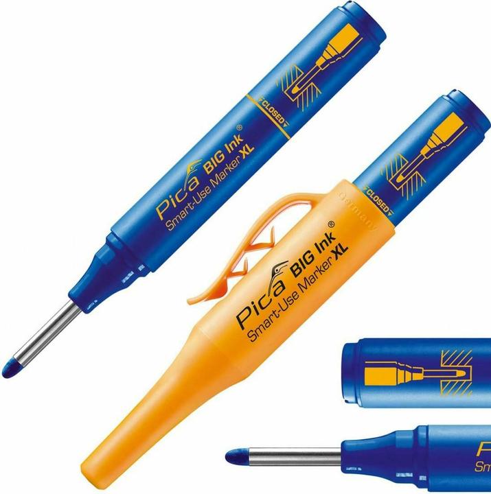Immagine prodotto Pica Penna a punta di feltro (Blu, 4 mm, 1 x)