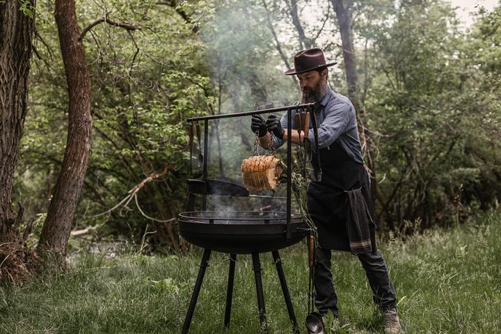 Produktbild Barebones Cowboy Fire Pit Grill 30" w