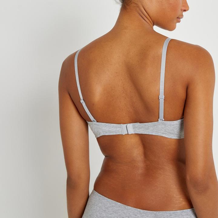 Produktbild La Redoute Collections Unifarbener Triangel-BH Cottone (75 A)