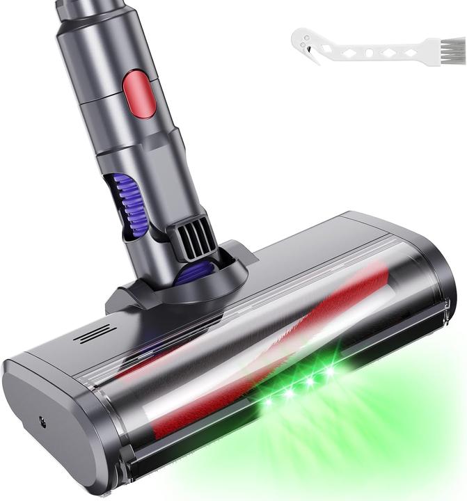 Actual product image Evary Bürstenkopf für Dyson V7-V15 Staubsauger mit LED