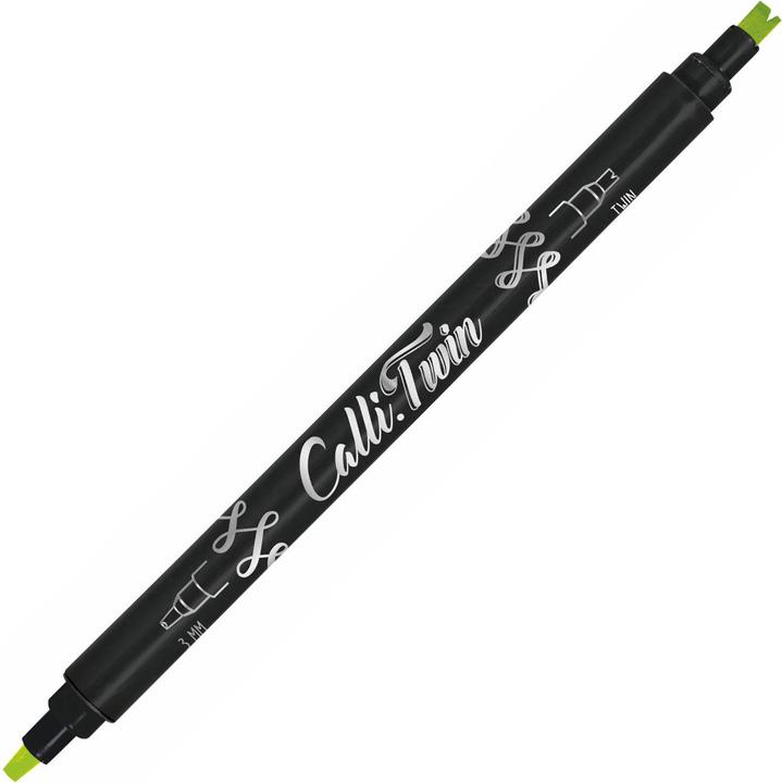 Produktbild Online Callibrush Pen TWIN 3mm 18603/6 Lime (1x)