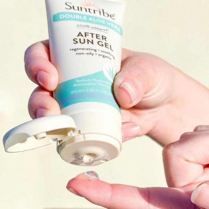 Immagine prodotto Suntribe Bio- Aftersun Gel Doppel Aloe Vera (100 ml, Gel doposole)