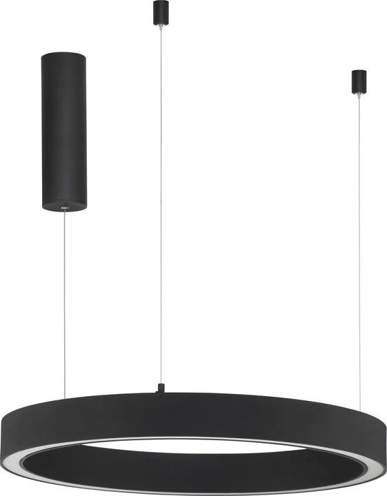 Productafbeelding Nova Luce STING LED hanglamp zwart 40W warm wit 200x60cm dimbaar 9558601 (2153 lm)