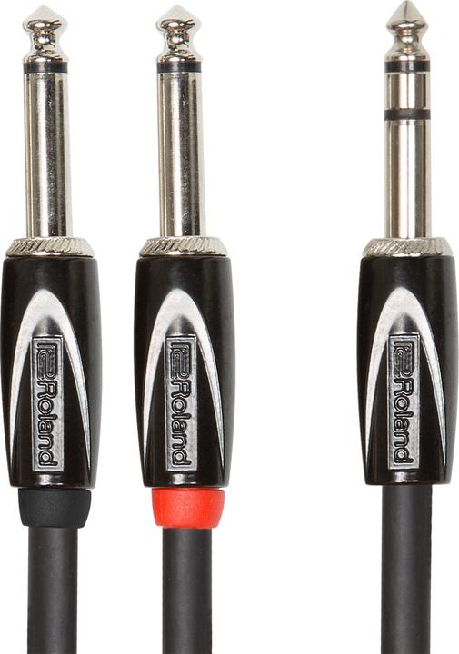 Roland RCC-10-3528V2 TRS zu 2x TS-Klinke (3 m, Câble jack 6,3 mm)