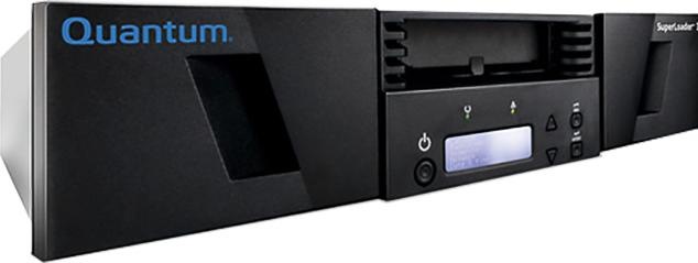 Produktbild Quantum SuperLoader 3 one LTO8HH tape drive Model C 16 slots 6Gb/s SAS rackmount barcode reader EMEA (LTO, 192000 GB)