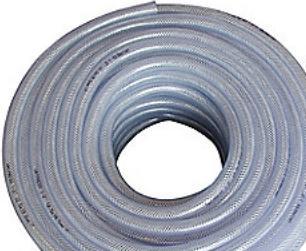 GBC Pvc slange armeret 3/8 - transparant - (50 meter)