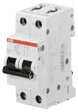 ABB LS S202M-B6UC Interruttore automatico B-Char., 10kA, 6A, 2P