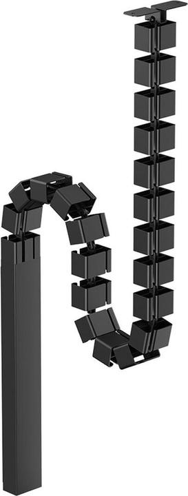 Produktbild Neomounts Kabelkanal flexibel schwarz/Schraubbefestigung (Kabelkanal, 3.30 cm)