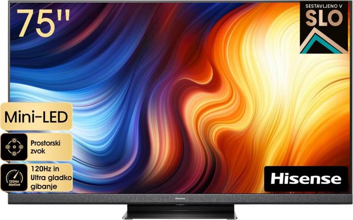 Produktbild Hisense 75U8HQ (75", Mini-LED, UHD, 2022)