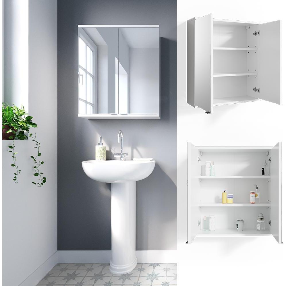 Thumbnail - Vicco, Spiegelschrank, Roy (60 x 20 x 68 cm)