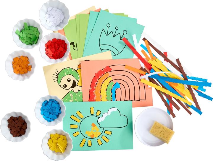 Produktbild Haba Bastelset - Erstes Kleben Frühlingsbilder