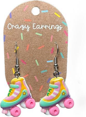 Immagine prodotto Trend Import Ohrringe “Rollschuhe” - Crazy Earrings von Trendimport