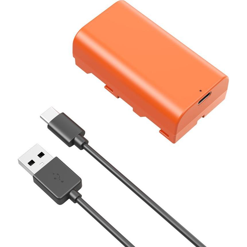 Thumbnail - SmallRig 4971 NP F550 (Akku), Kamera Stromversorgung, Orange