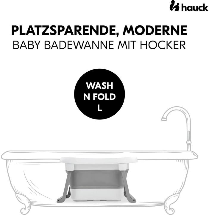 Image du produit Hauck Wash N Fold L White/Stone