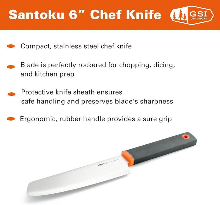 Produktbild GSI Santoku 6 Chef Knife