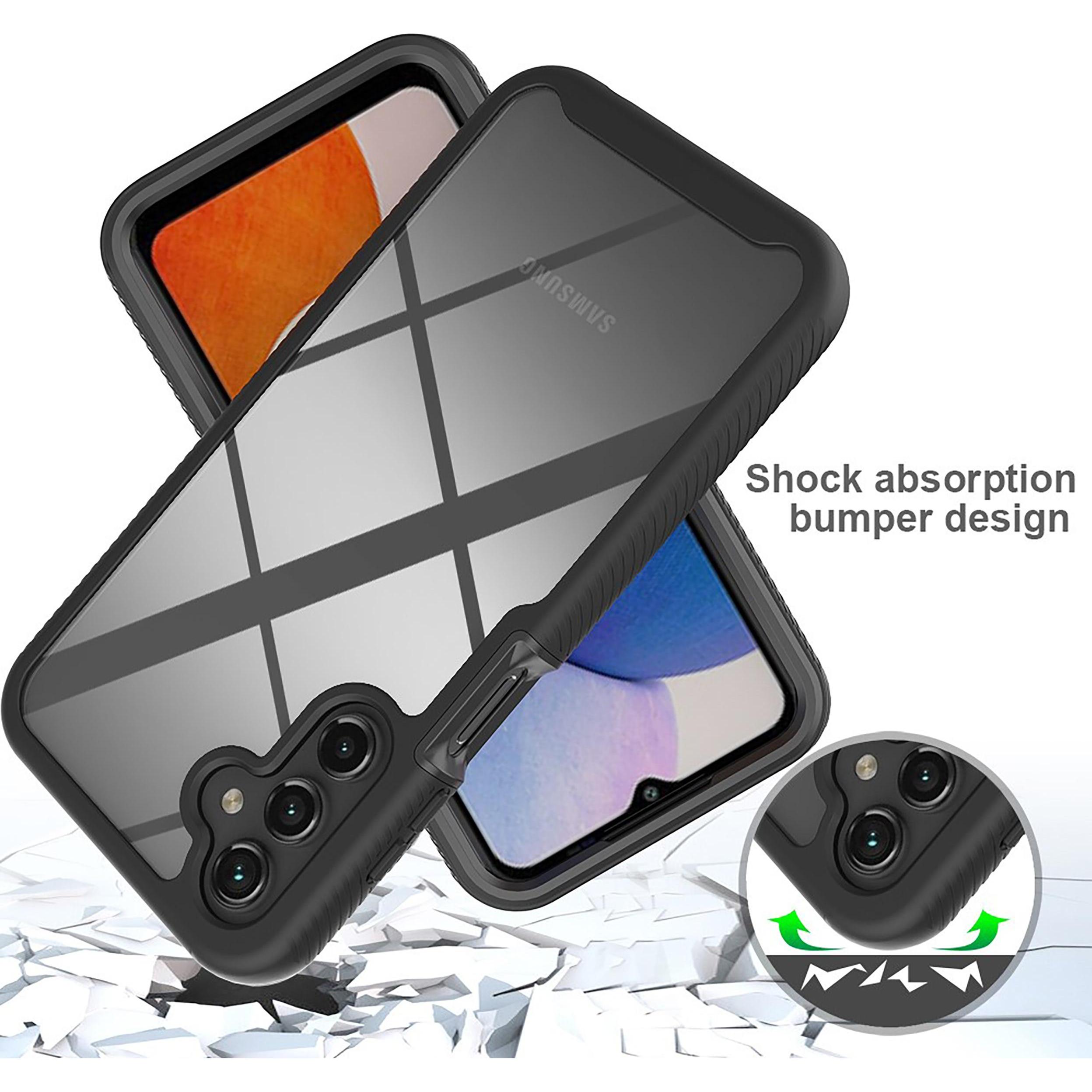 Cazy Schutzhülle Kompatibel mit Samsung Galaxy A25 - 360 Grad hulle mit Eingebautem Folien - (Samsung Galaxy A25), Smart...