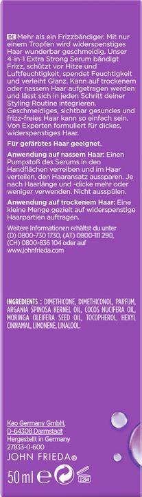 Immagine prodotto John Frieda Frizz Ease - Original Extra Strong 4 in 1 Serum (50 ml)