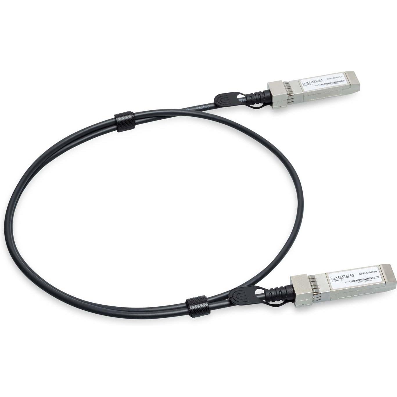 Lancom Systems SFP-DAC10, Transceiver, Schwarz