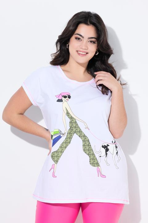 Actual product image Angel of Style T-Shirt, A-Linie, Frauen-Motiv, Neon-Nähten (48)