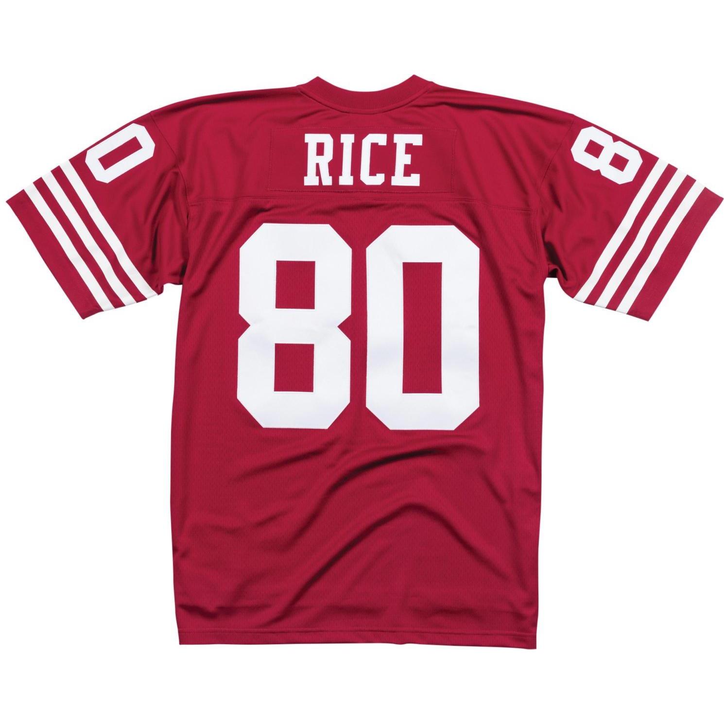 Thumbnail - Mitchell & Ness, Herren, Sportshirt, NFL Legacy Jersey San Francisco 49Ers 1990 Jerry Rice (M), Rot, M