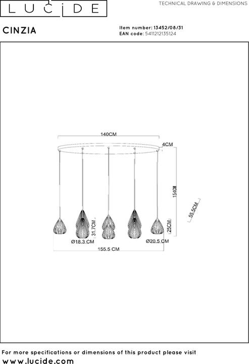 Produktbild Lucide Cinzia