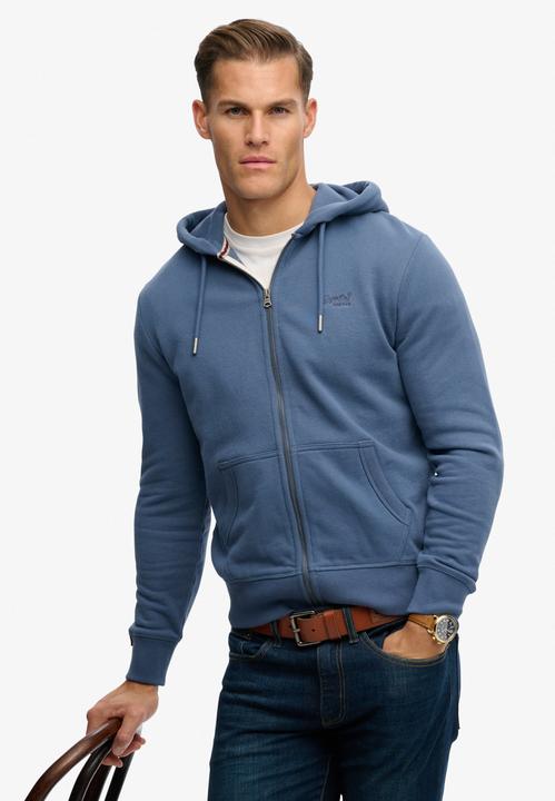 Produktbild Superdry Essentielles Logo Halbgebrüsteter Reissverschluss-Pullover (XL)