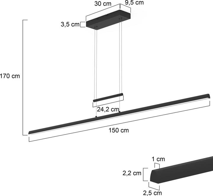 Produktbild Steinhauer Profilo (2100 lm)