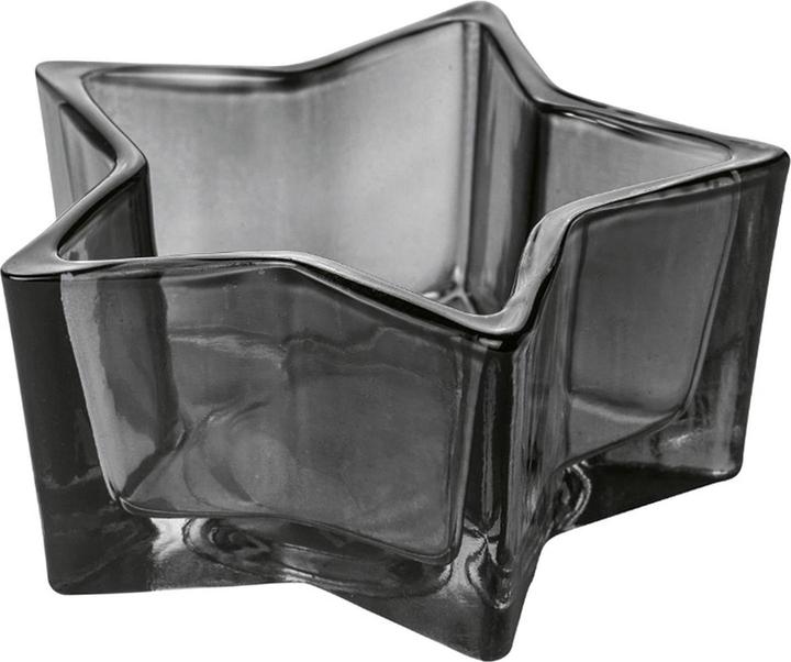 Sandra Rich Tealight candle holder Star anthra (24 x, 8.5 x 8.5 x 8.5 cm)