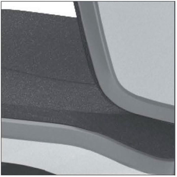 Produktbild Bimos Arbeitsdrehstuhl Neon Bodengleiter + Aufstiegshilfe ohne Polsterelement grau Synchrontechnik Sync... (59 - 87 cm)