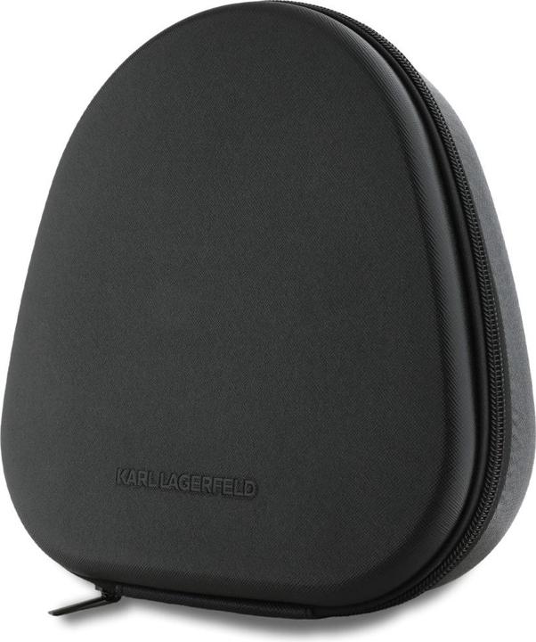 Produktbild Karl Lagerfeld Over-Ear Headphones Saffiano Elongated Bluetooth ANC grey (ANC, 40 h, Kabelgebunden, Kabellos)