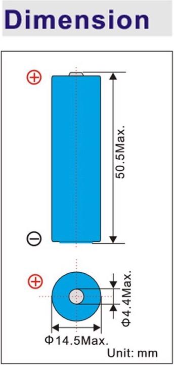 Produktbild AccuCell Batterie ER14505 AA Mignon (1 Stk., AA, 2400 mAh)