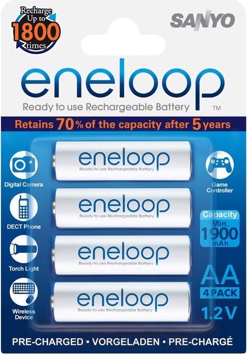 Immagine prodotto XCell Technoline BC 700 caricabatterie nero con 4x eneloop HR-3UTG e AccuCell AkkuBox (4 pz., AA, Batteria + Caricabatterie)