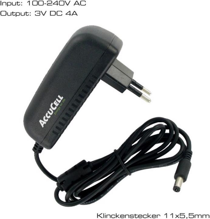 Immagine prodotto AccuCell Technoline BC 700 caricabatterie nero con 4x eneloop HR-4UTG e AkkuBox AAA (AAA, Batteria + Caricabatterie)