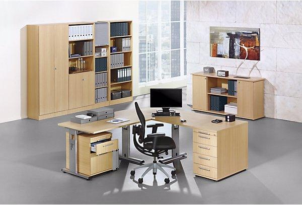 Produktbild Hammerbacher Schreibtisch höheneinstellbar VOS (120 x 80 x 76 cm)
