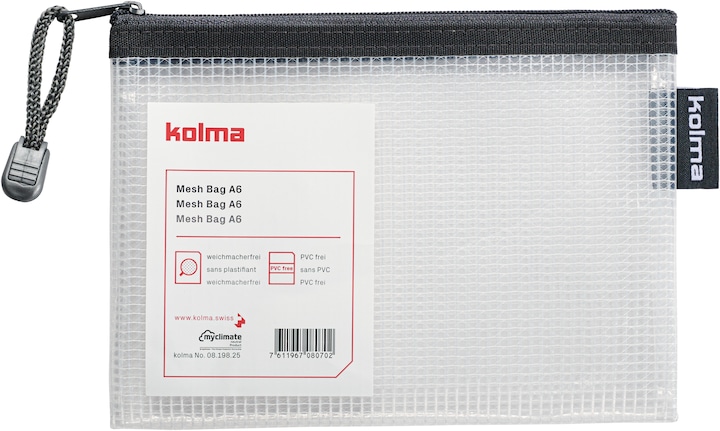 Image du produit Kolma Pochette zippée Mesh Bag A6 anthracite (A6, 1 x)