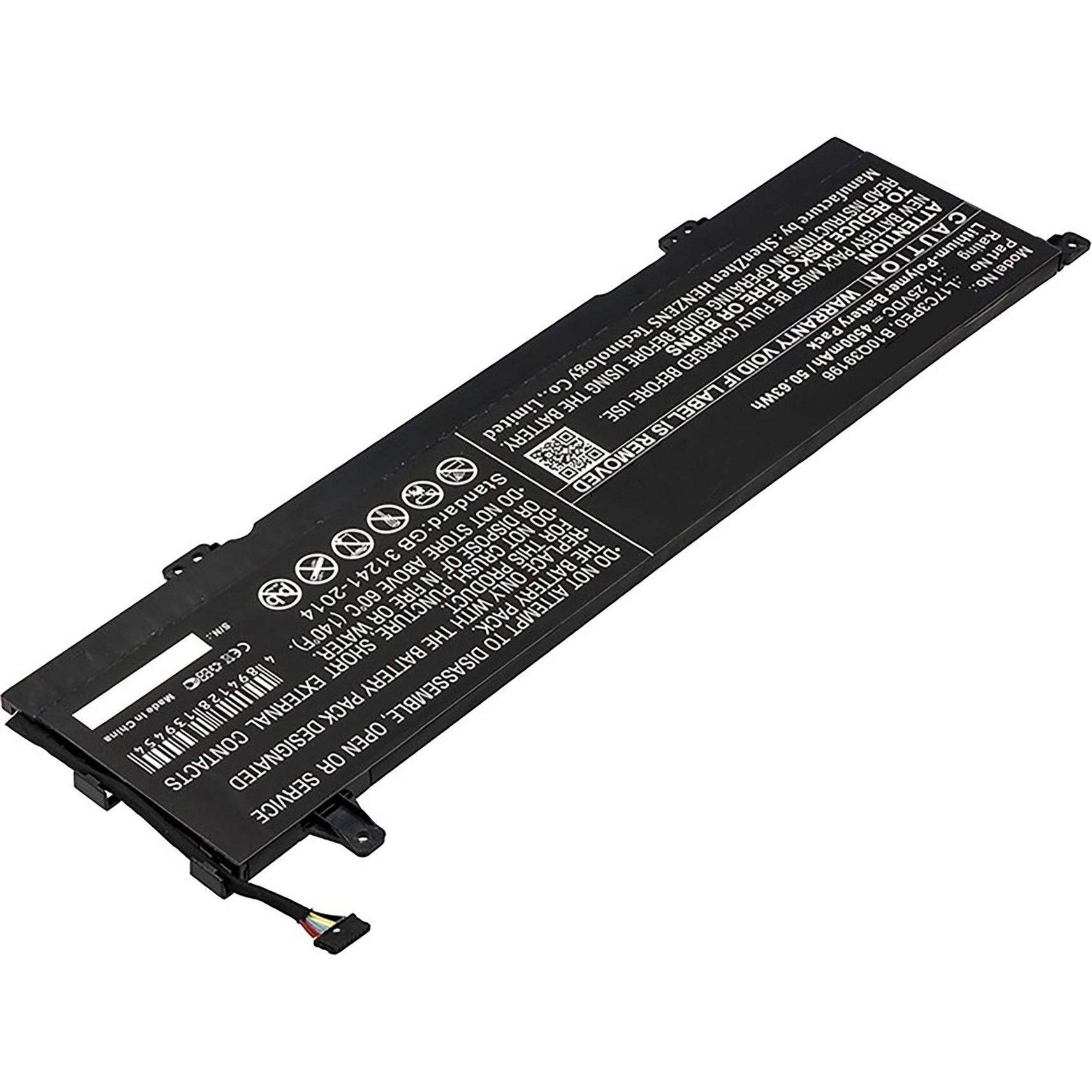 AGI Akku kompatibel mit Lenovo Yoga 730-15IKB(81CU000UUS) (1 Zellen, 4500 mAh), Notebook Akku, Schwarz