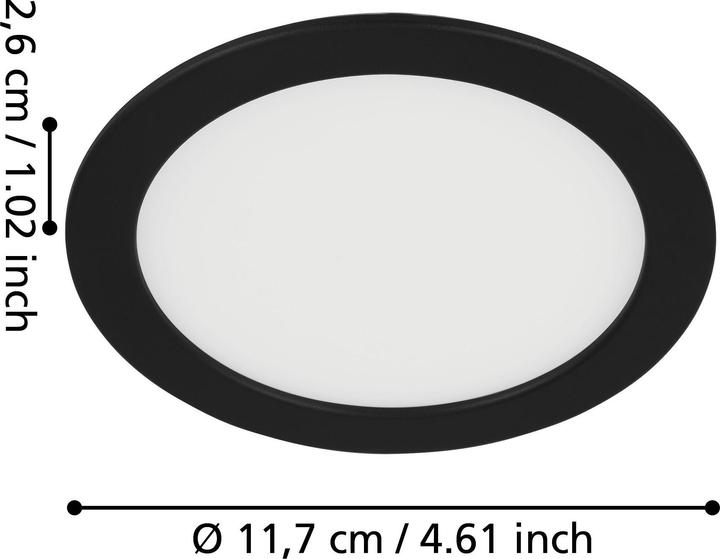 Actual product image EGLO Fueva 5 (650 lm)